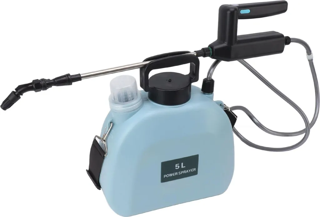 Pulvérisateur Électrique Automatique 5L Bleu avec Buse de Précision