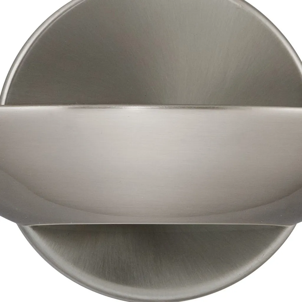 Lampe murale LED argent 17 cm WALL - Éclairage d'appoint intérieur chic