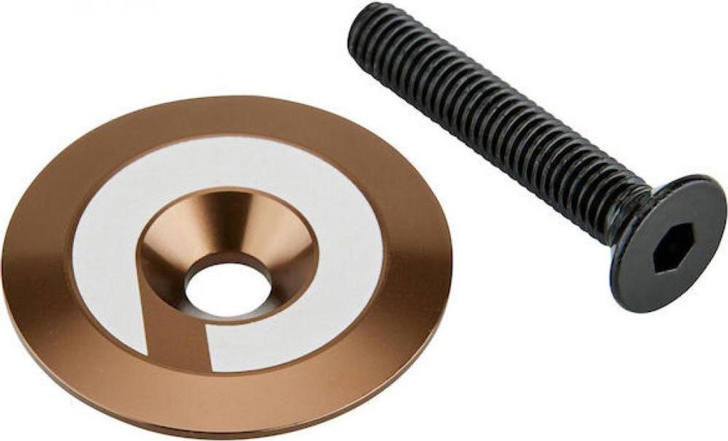 Procraft Top Cap Trail Ultimate CNC 1 1/8" Braun - edles Finish fürs MTB-Cock...