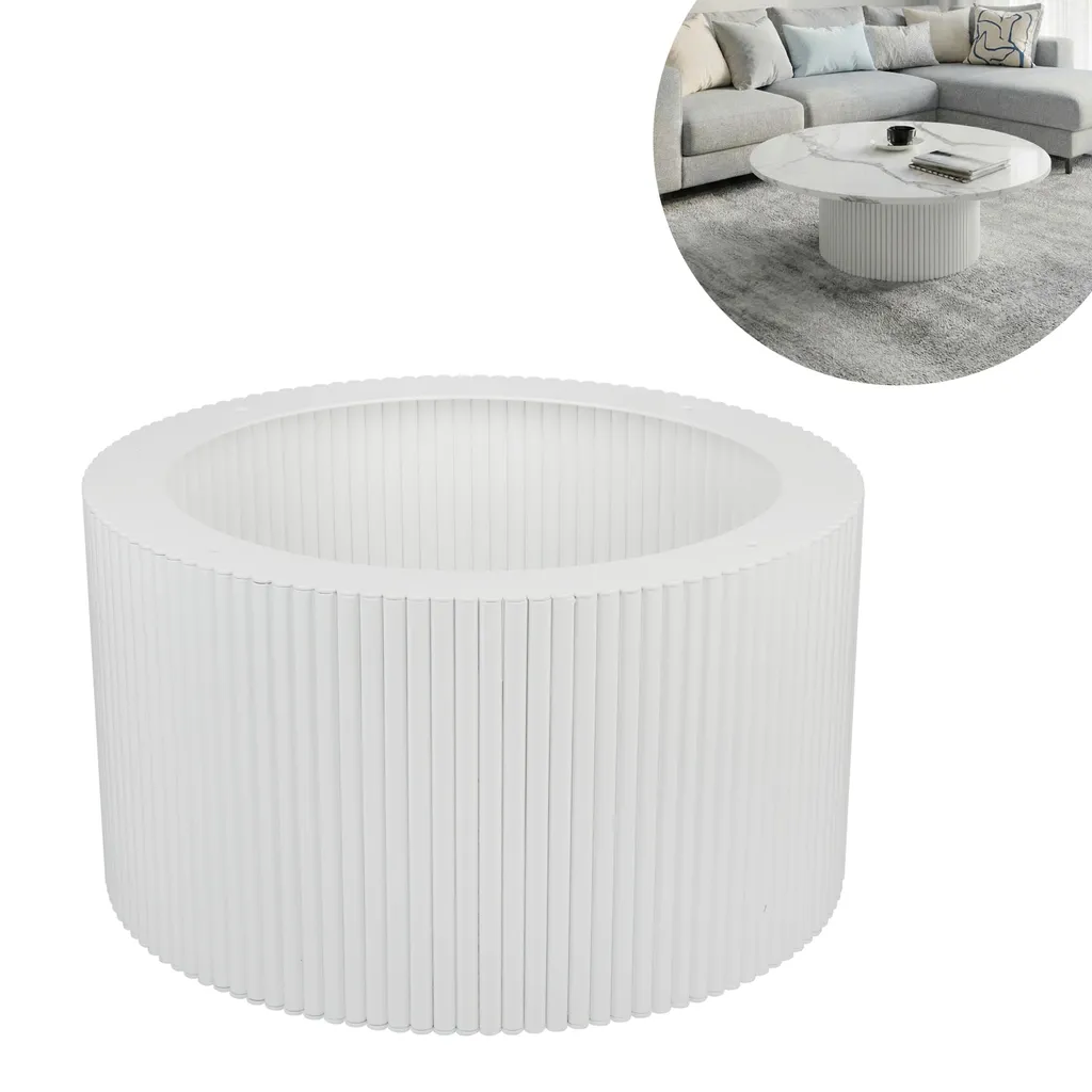 Piètement de table basse industriel blanc Big pour créer un meuble DIY