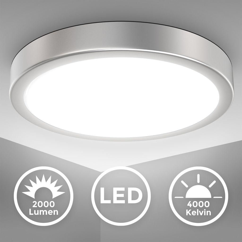 LED Deckenleuchte rund Deckenlampe Flur Küchenlampe 18W Produktbild 