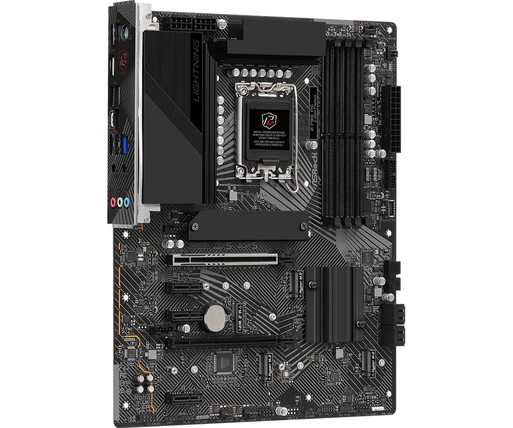 ASRock Z790 PG Lightning avec DDR5 et PCIe 5.0 pour Socket LGA1700 - 4