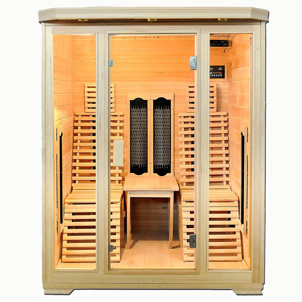 Infrarotkabine Göteborg 150x150x190 cm für 2 Personen mit 8 Produktbild 