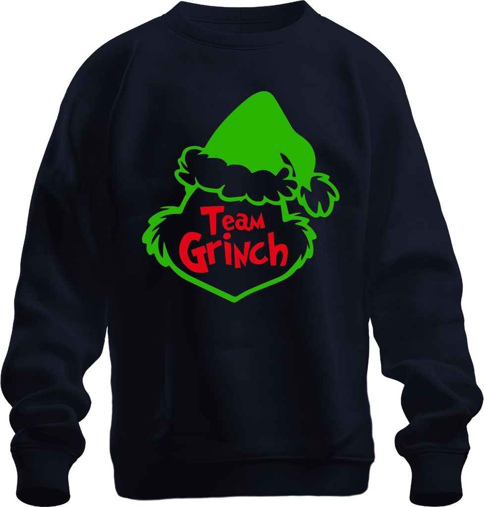 Team Grinch Weihnachtsoutfit Anti-Weihnachten - Weihnachten Christmas Xmas Uni Weihnachtspullover, Navy, XXL