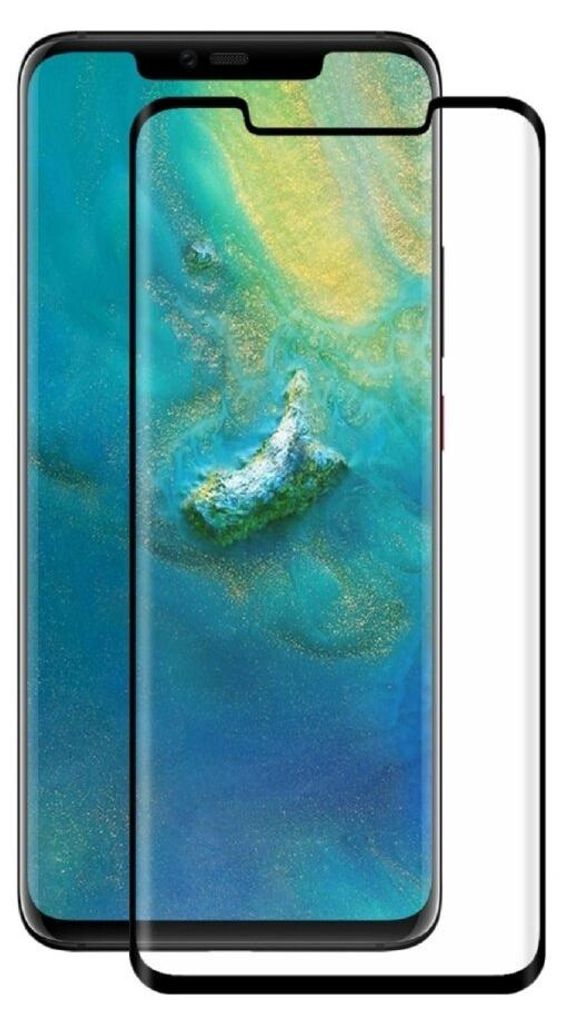 3x 9D Keramik für Huawei Mate 20 Pro FULL-COVER Panzerfolie Displayschutz Panzerschutz Schutzfolie Displayfolie Folie ANTI-SHOK ANTI-BRUCH-ANTI-STOß