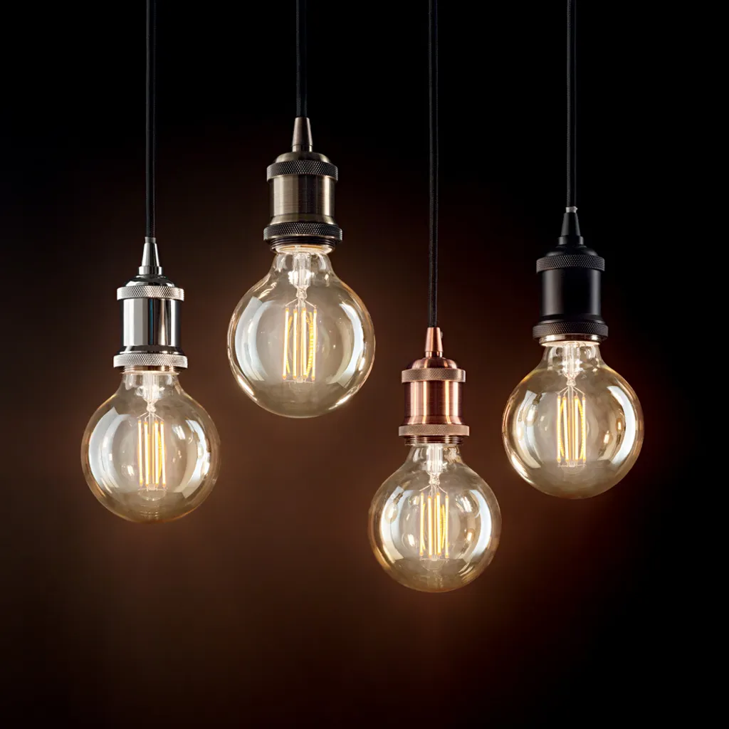 Suspension Frida 122106 Cuivre - Solution Éclairage Vintage Anti-Reflets - 2