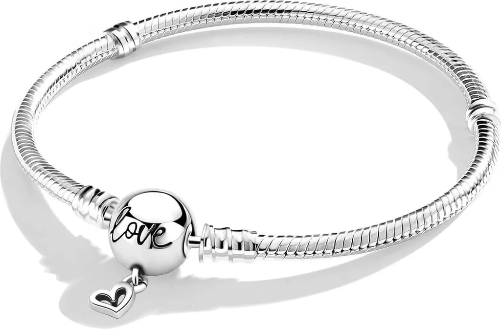 Bracciale Donna Argento 925 Snake - Base per Charm Personalizzati