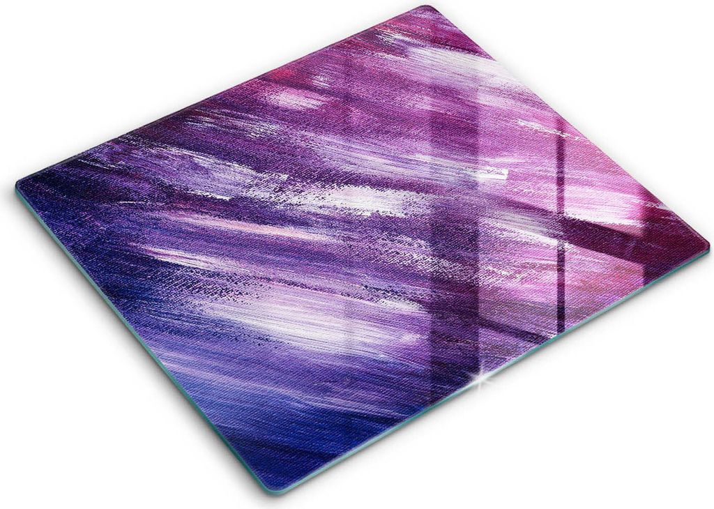 Abdeckung Glas - Küchenabdeckung - 60x52 cm - Abdeckplatte -Abstraktion malen