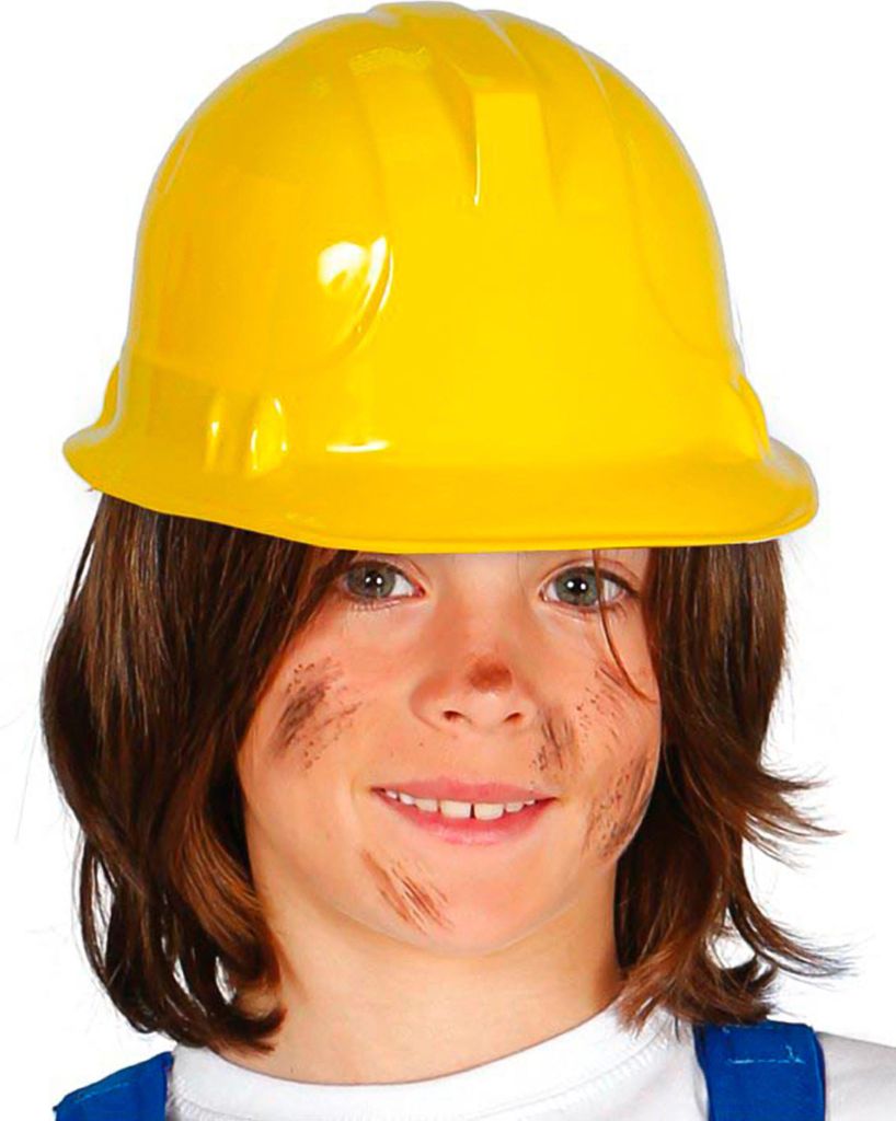 Gelber Bauarbeiter Helm für Kinder