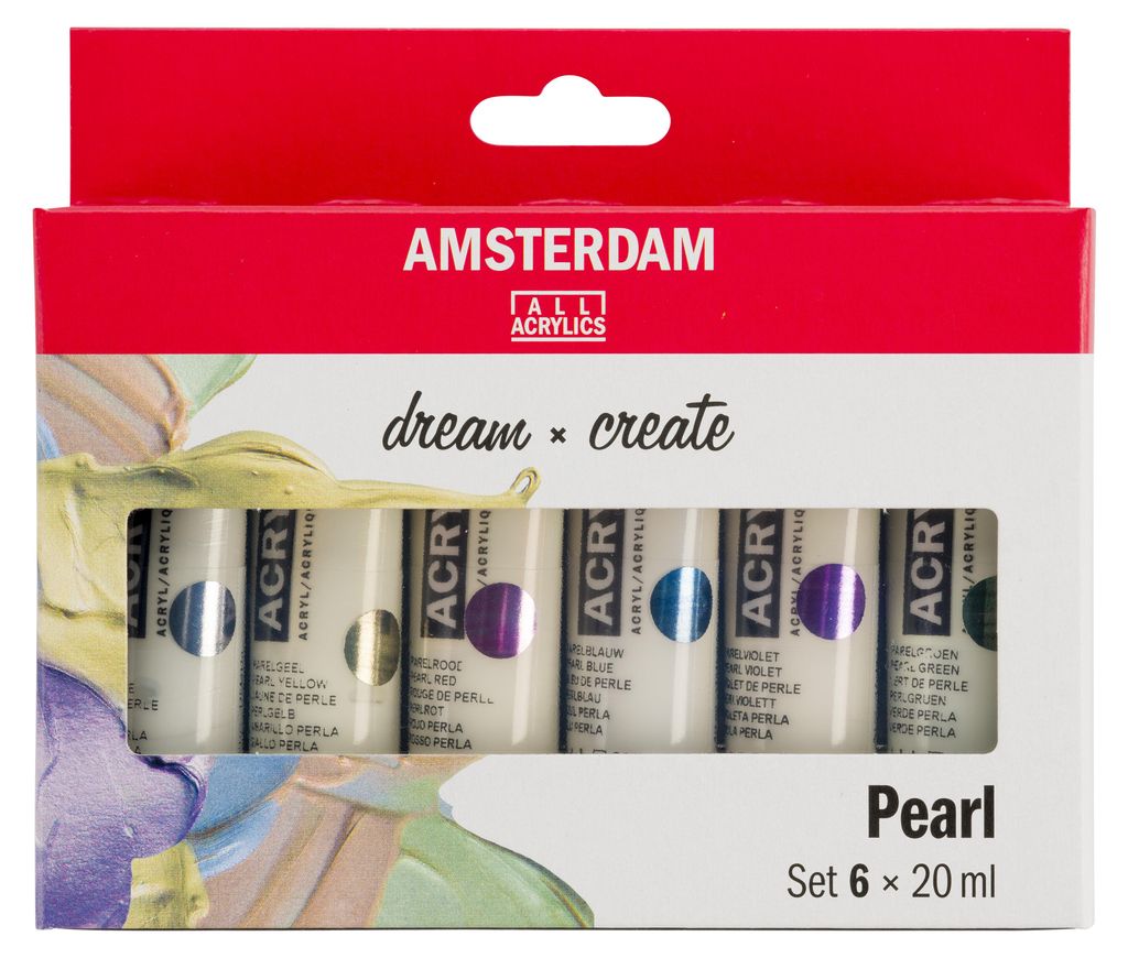 Royal Talens17820506 Vernice acrilica AMSTERDAM Pearl 6 x Immagine del prodotto 