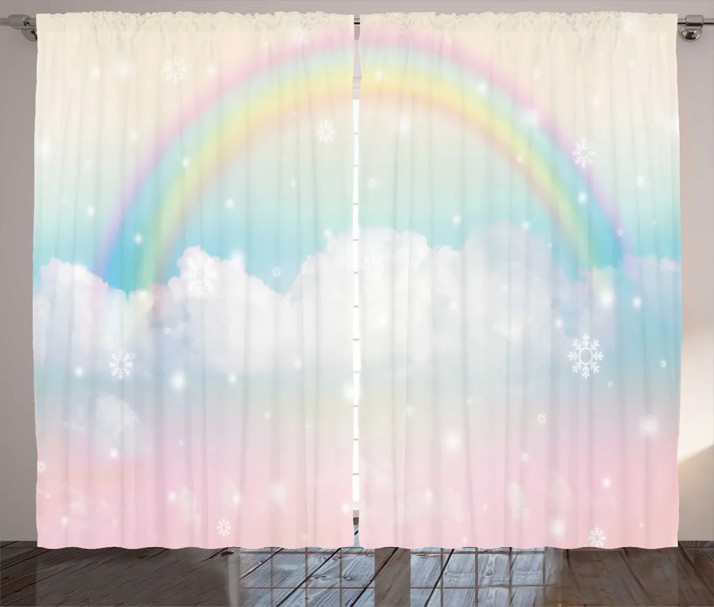 Rideau Universel Grande Taille 280x225 cm pour Décorer une Pièce Sombre