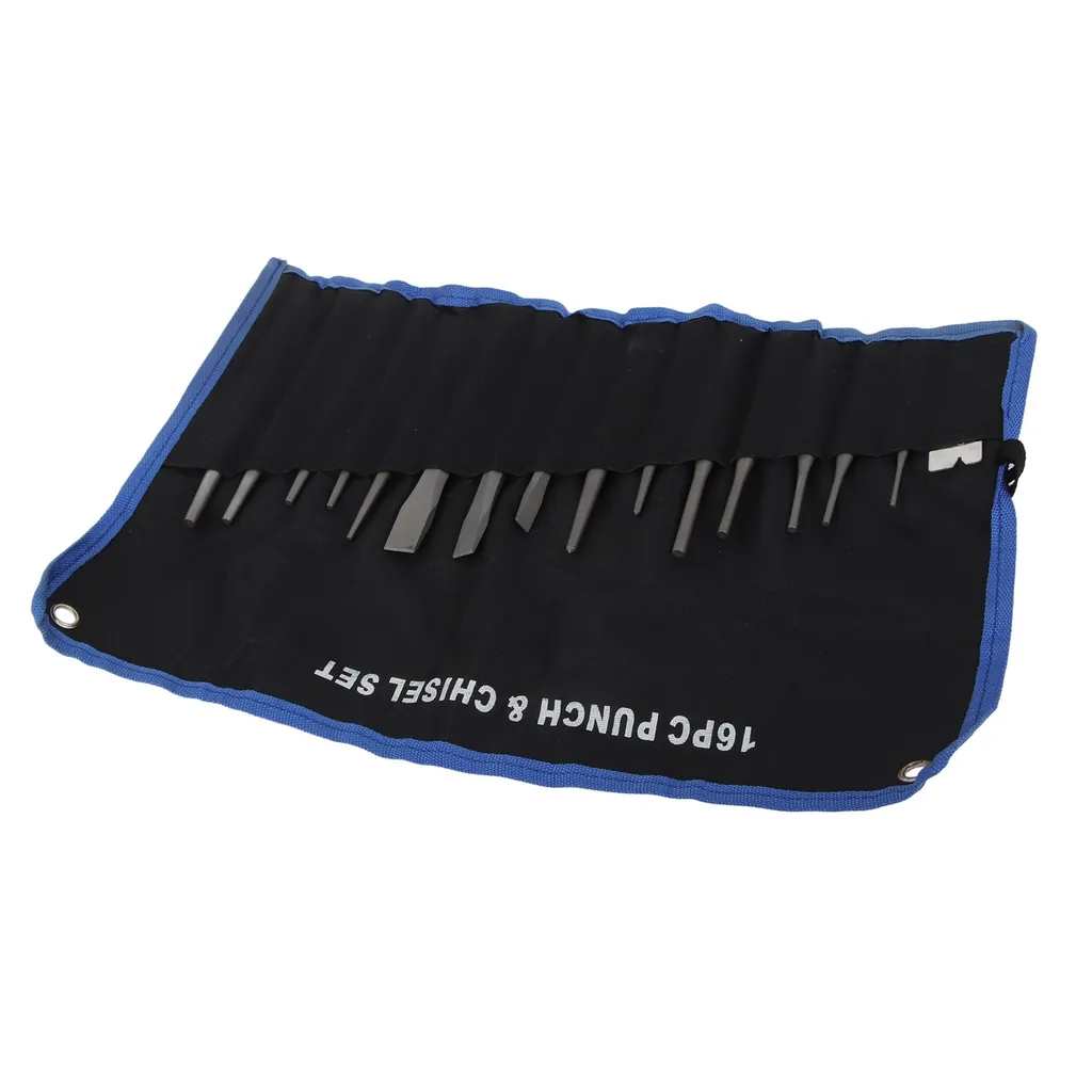 Set complet de 16 outils de frappe avec chasse-goupilles et pointeaux