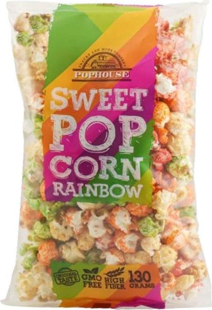 Pophouse Sweet Popcorn Rainbow 130g Produktbild 