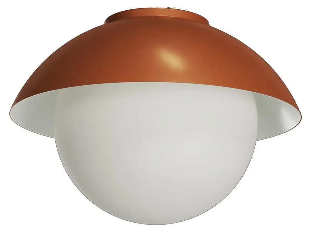 Plafonnier OSMONT LUKIDA 2 LUK60510 Verre Terre Cuite IP65 4000K LED 20W