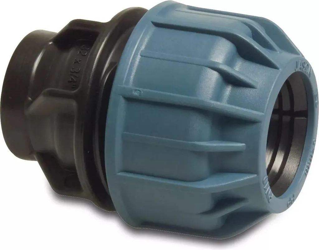 Adaptateur Jason PP 20 mm x 1/2 pouce raccord à compression 10 bar
