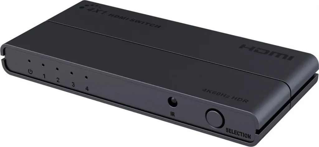 Commutateur HDMI 4K pour Console de Jeux et PC avec Switch 4 entrées 60Hz
