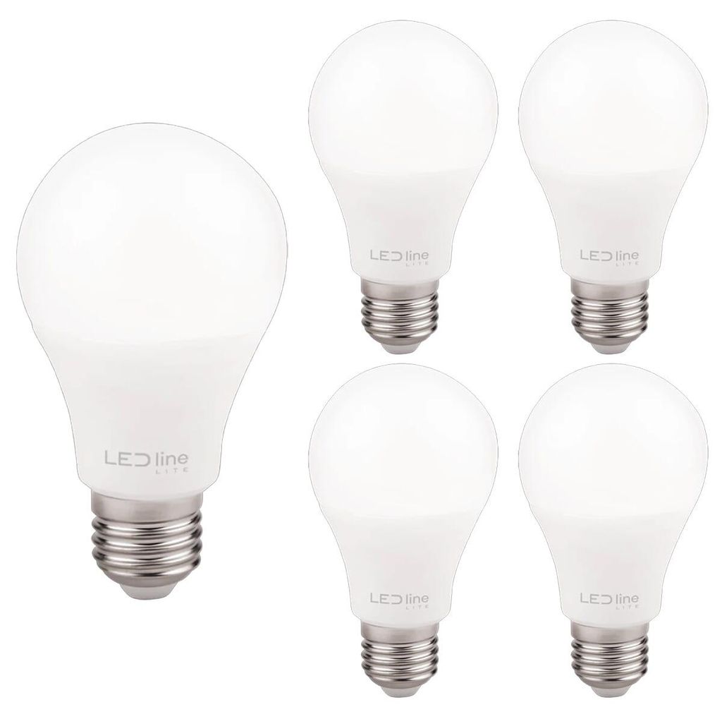 LED Line E27 LED-Lampe A60 10W 932lm 3000K warmweiß 5 Stück Produktbild 