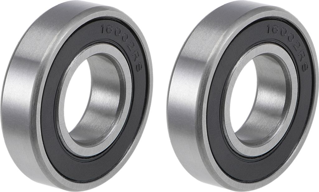 2 Stück 16002-2RS Kugellager Rillenkugellager Doppelt Abgedichteter Chromstahl Z2 Lager 15mm X 32mm X 8mm