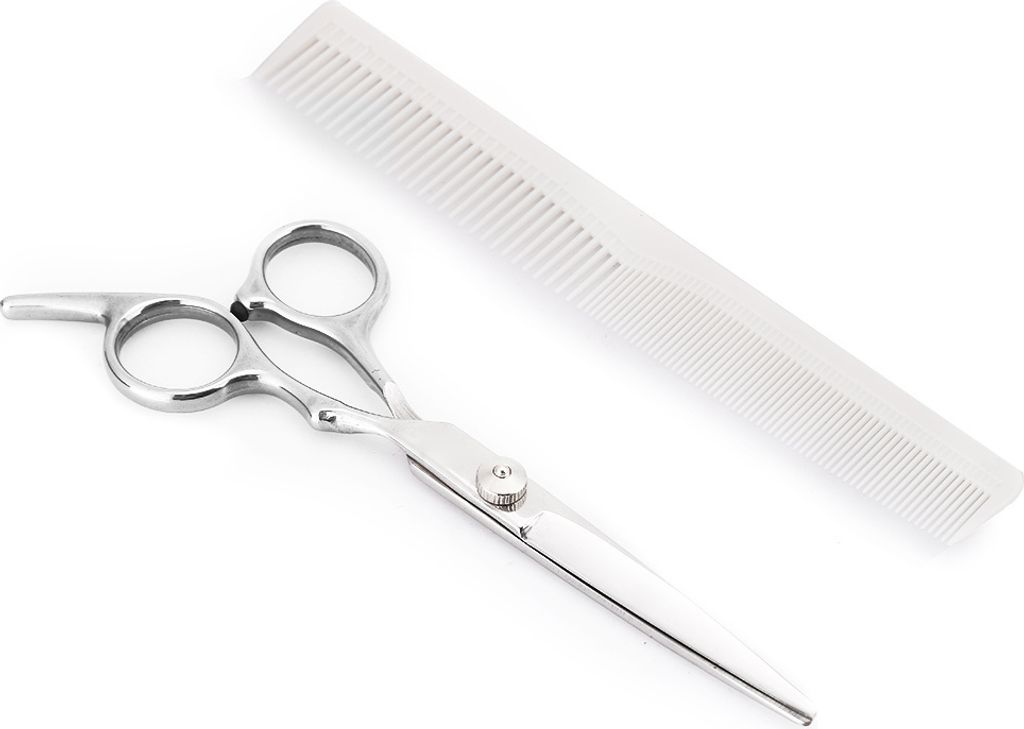 6 Zoll professionelle Haushalts-Haarschneideschere, Ausdünnschere, flache, gerade Friseurschere