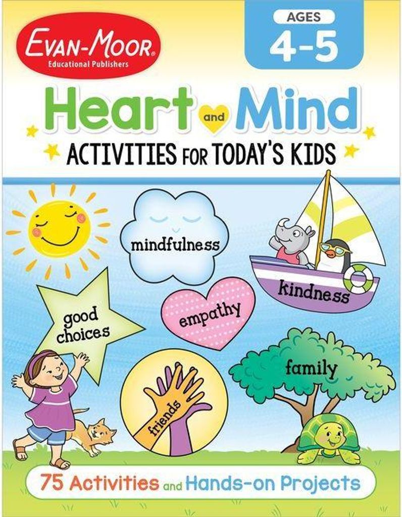 Heart and Mind Activities for Today's Kids Workbook, Age 4 - 5