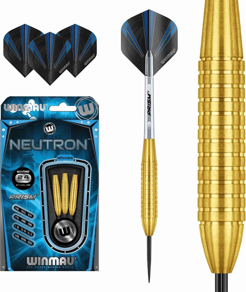 Winmau Neutron Brass Steeldart 1209 22g doer 24 g Produktbild 