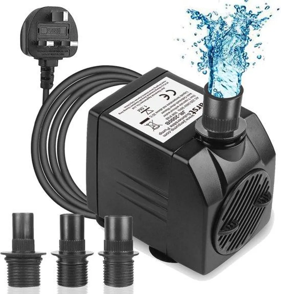 Pompe à eau immergée pour fontaines et piscines, modèle 45W robuste