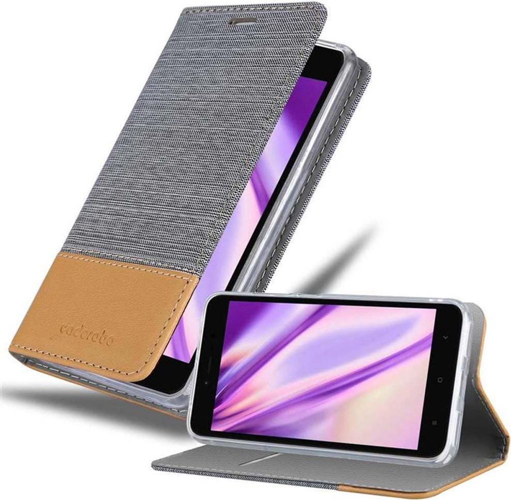 Cadorabo Hülle für Xiaomi RedMi NOTE 5A Schutzhülle in Grau Produktbild 