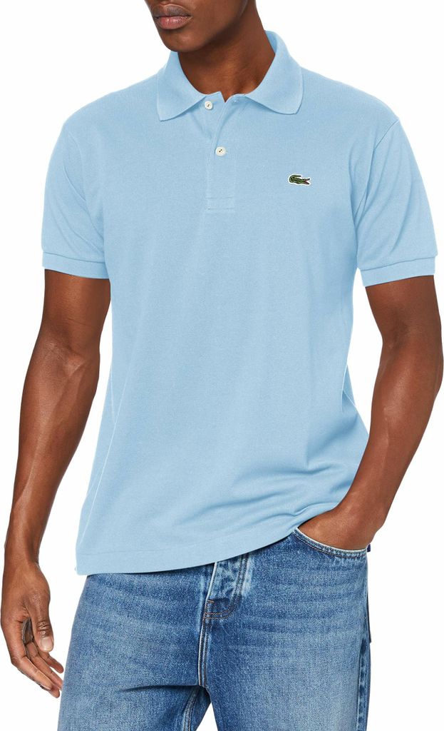 Lacoste Short Sleeve Polo L1212-00-HBP in Blue color size 7