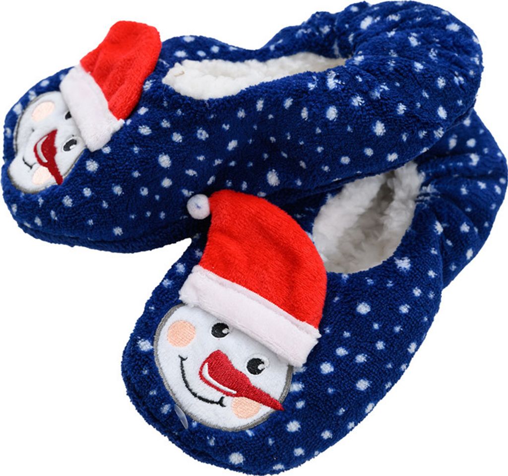 Kinderhausschuhe CHRISTMAS KIDS, blau - verschiedene Größen Produktbild 2