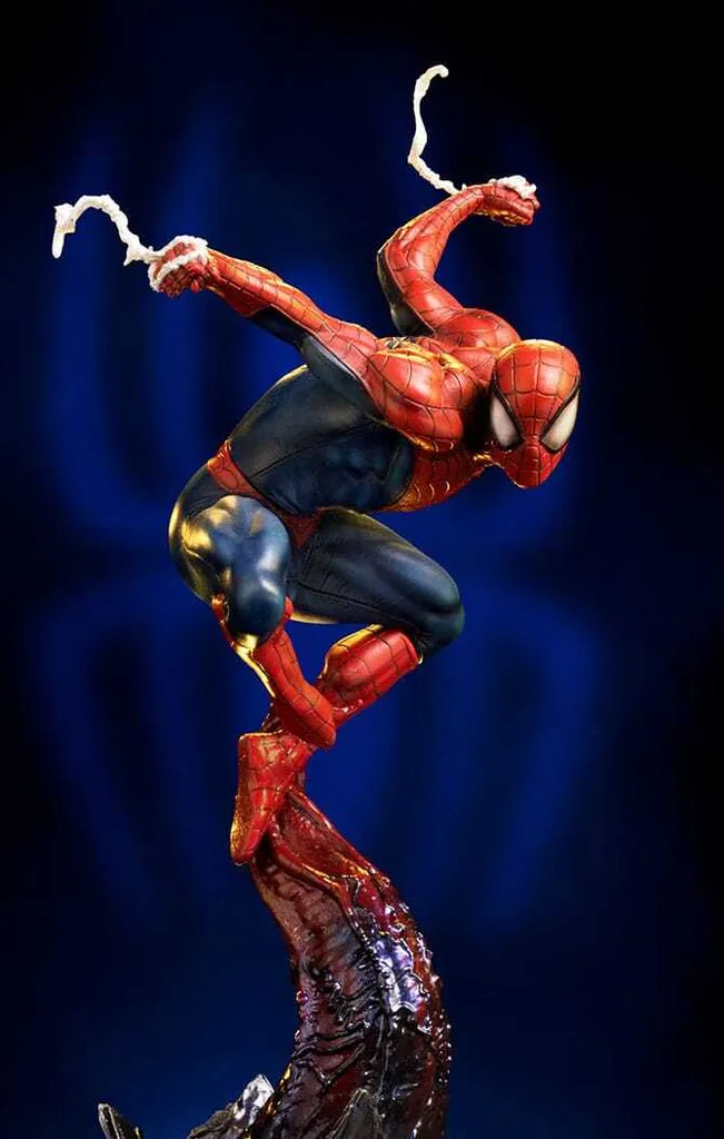 Diorama Spider-Man de collection en résine peinte à la main 1/10 - 21