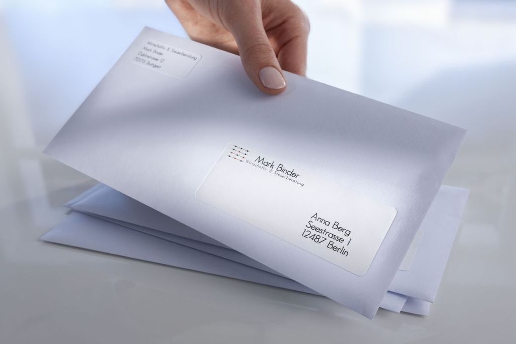 Adress-Etiketten ultragrip 99,1x57 mm VE=5x1.000 Etiketten / 100 Bogen weiß