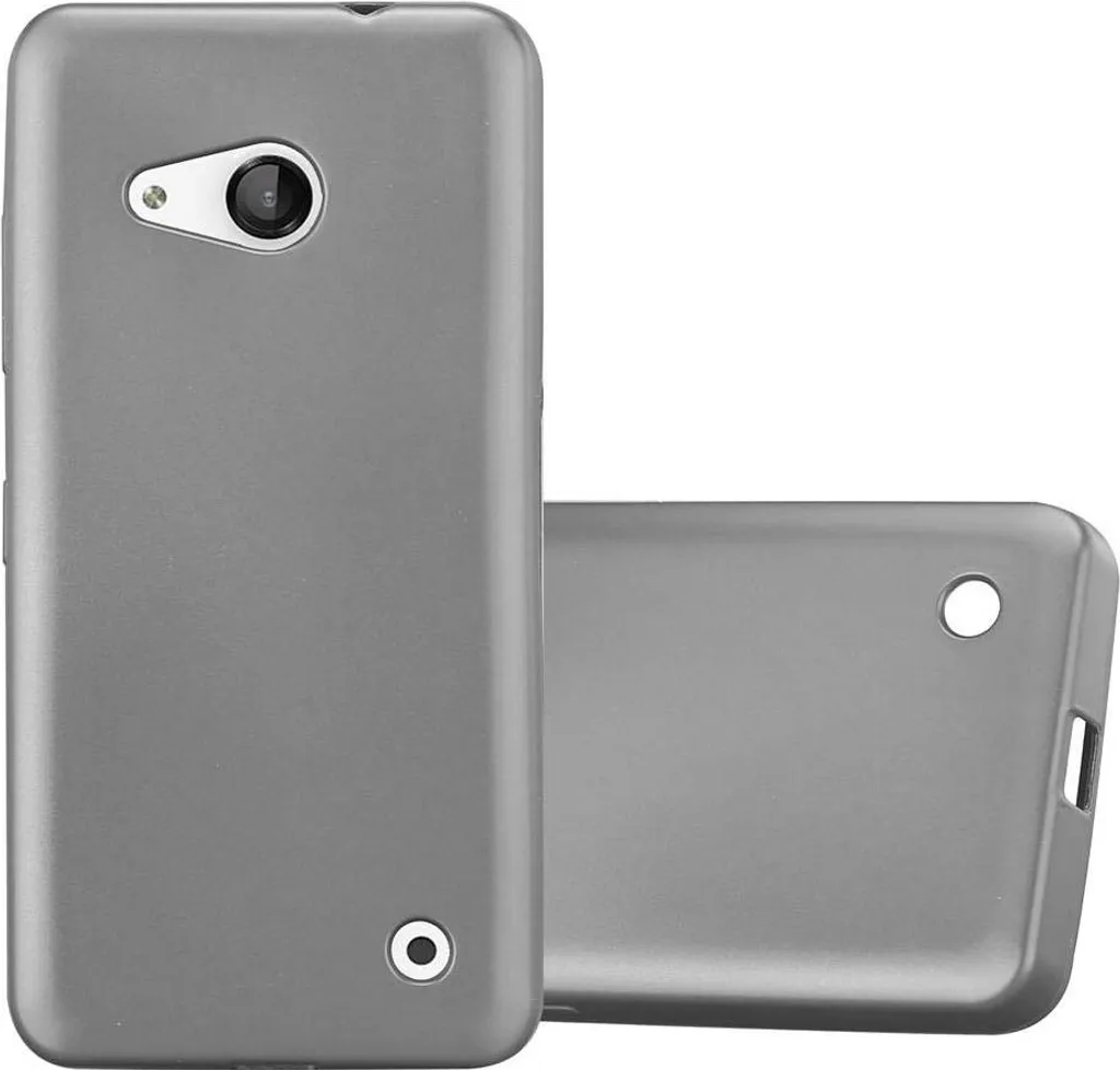 Custodia Professionale Cadorabo per Nokia Lumia 550 - TPU Grigio