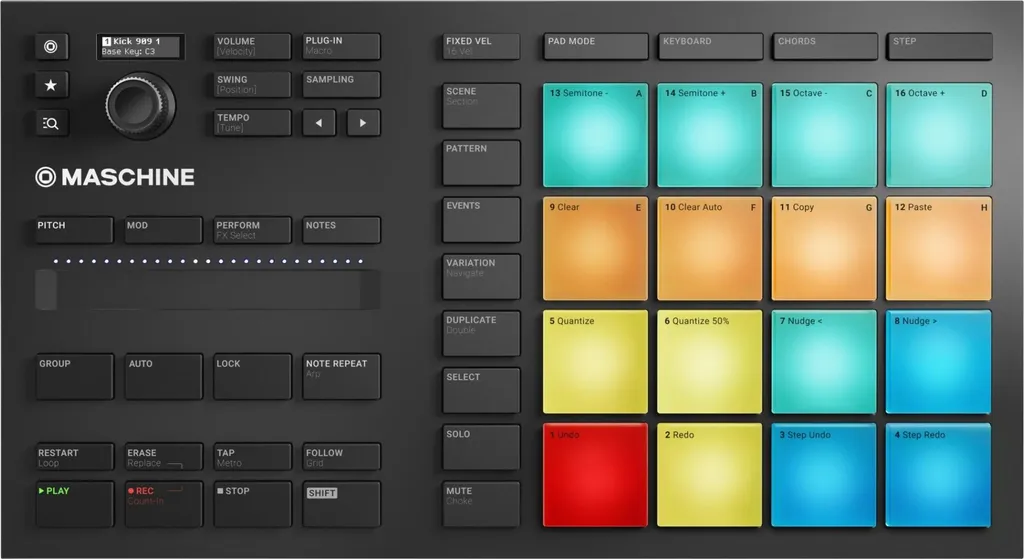 Surface de contrôle MIDI Maschine Mikro MK3 pour Production de Beats