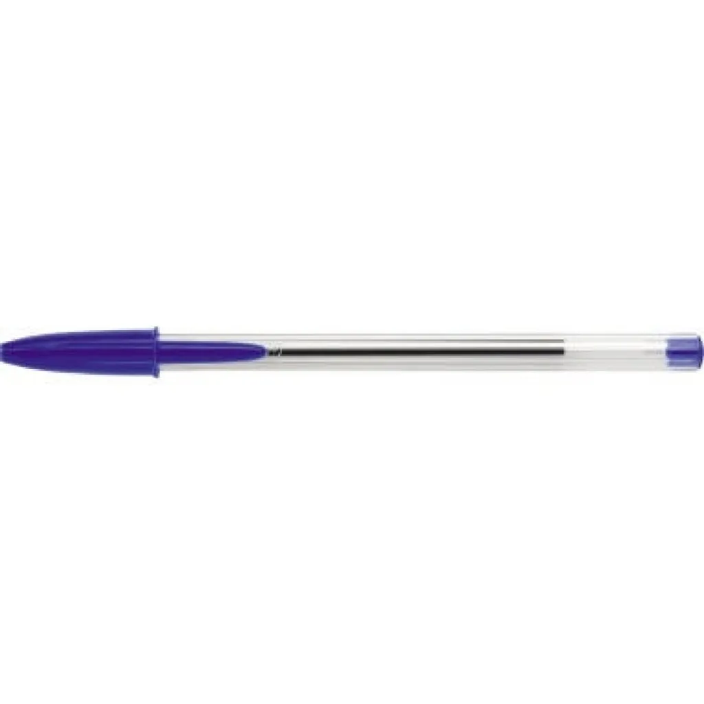 BIC Cristal Medium Blu 100 pz - Penna a Sfera Classica per Ufficio