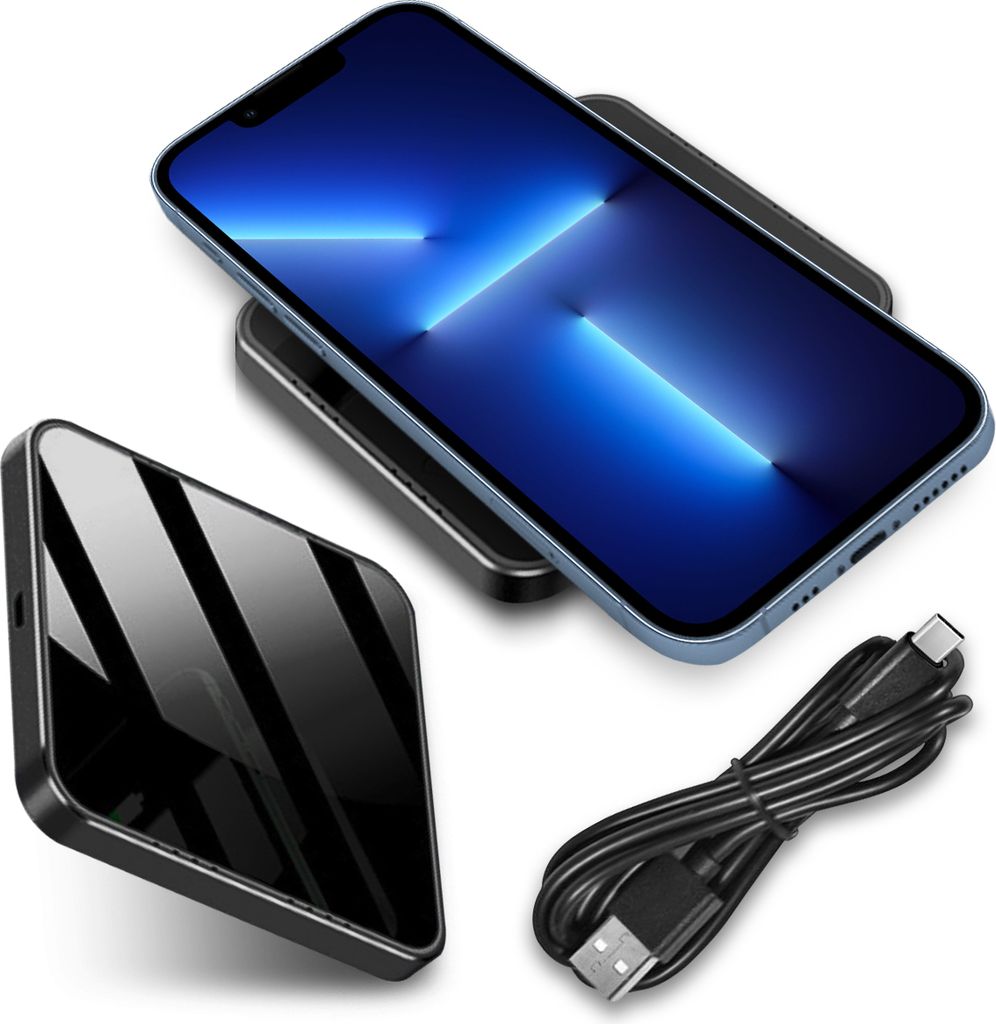 Induktive 15W Ladegerät für Apple iPhone 17 16 16e 15 14 Wireless Ladematte Kabellos