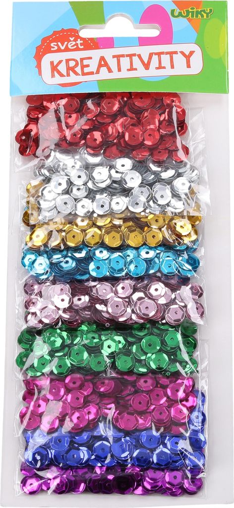 Pailletten-Set, 9 Farben, 27 g