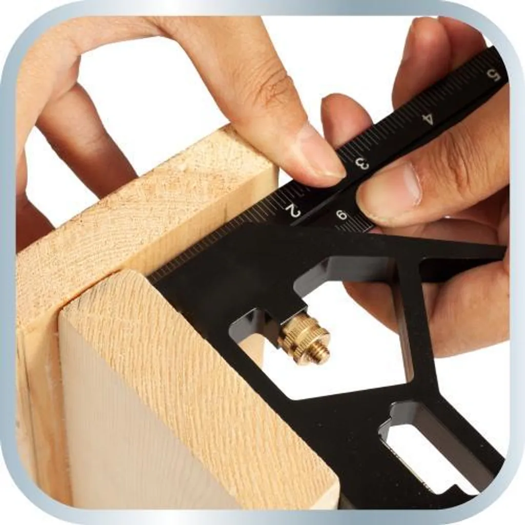 Équerre multifonction rigide en aluminium gradué laser 30cm - 11