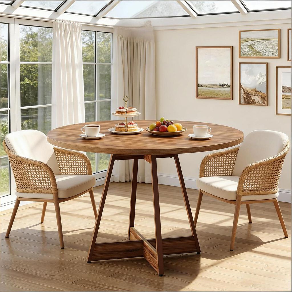 Esstisch Kleine Küchentisch Frühstückstisch Bistrotisch für 2–4 Personen 100 x 100 x 75cm(nur Tisch)