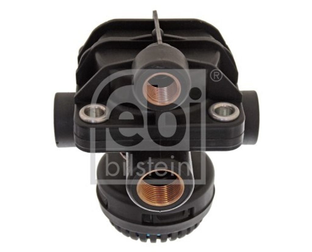Febi Bilstein Druckbegrenzungsventil, 3x M22x1,5, M16x1,5 Innengewinde, Bohrungsabstand 63 mm
