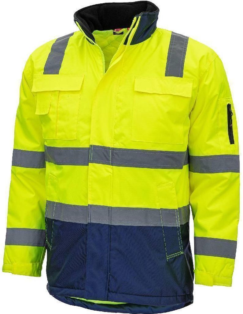 NITRAS Warnschutz Parka Warnschutzjacke Gr. S gelb