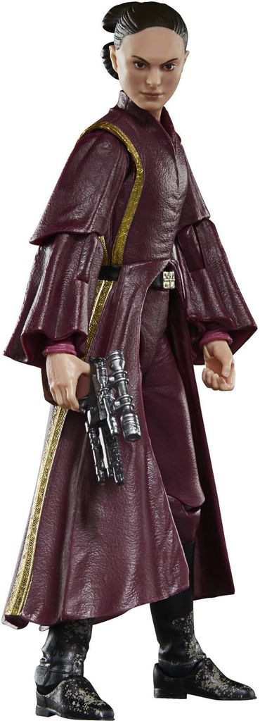 A Star Wars action figure of Padmé Amidala.