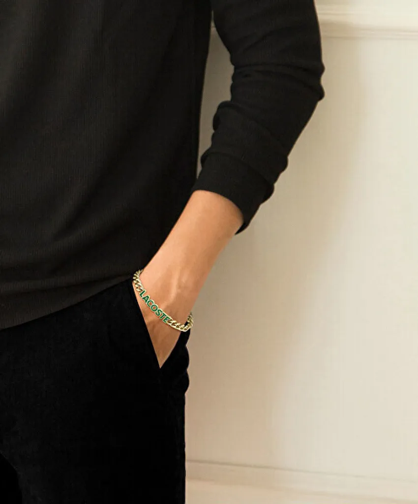 Bracelet acier plaqué or Script 2040477 : un bijou durable et brillant - 4