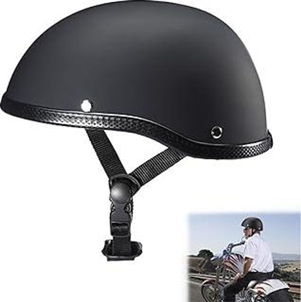 Halbschalenhelm,Motorrad Halbhelm,Halbhelme Motorradhelm,Jethelm Retro,Rollerhelm,für Motorrad, Roller Bike, E-Bikem(Passend für Kopfumfang 58-62...