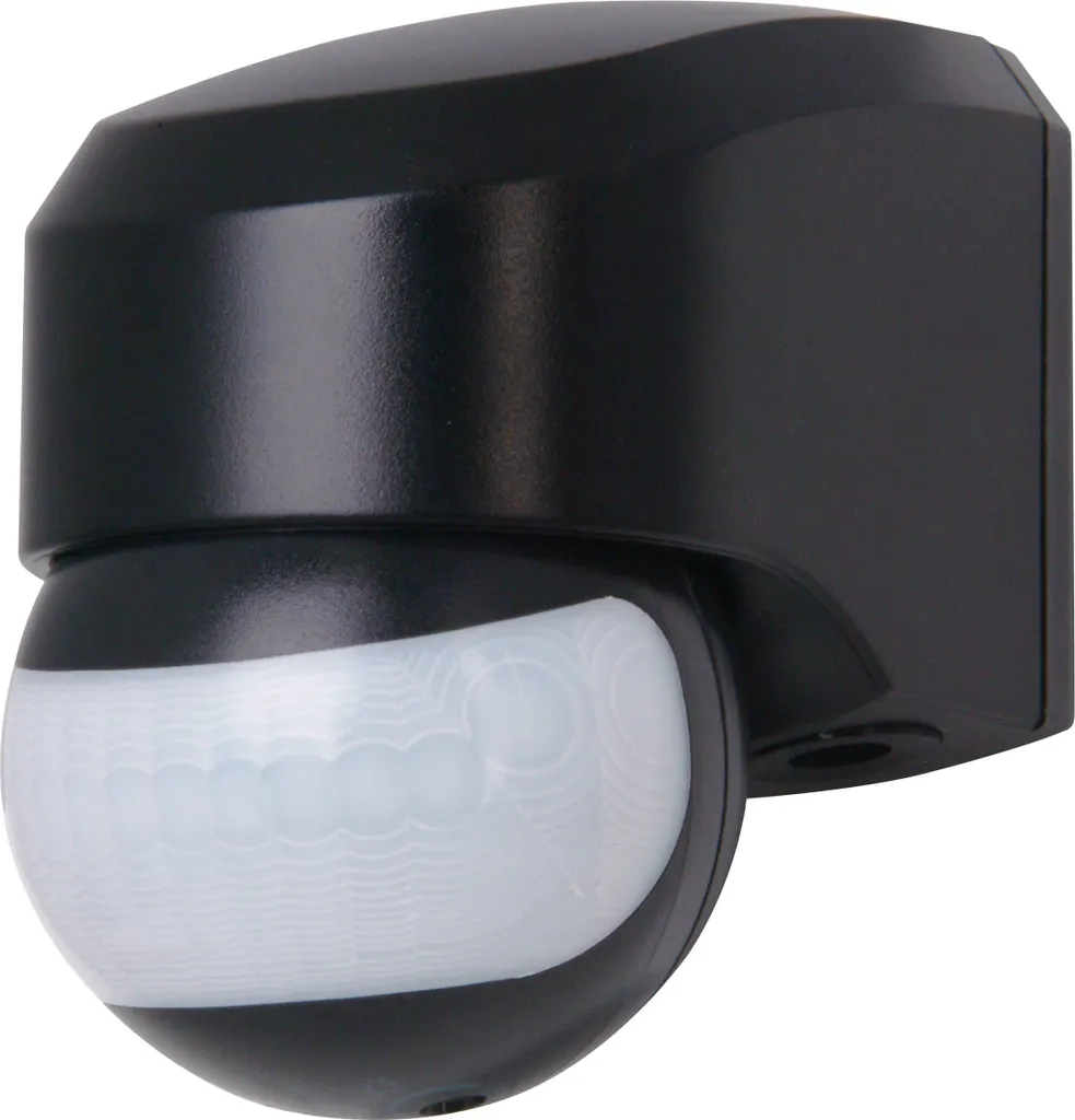 Détecteur de mouvement KOPP IP44 noir : finissez-en avec le noir !