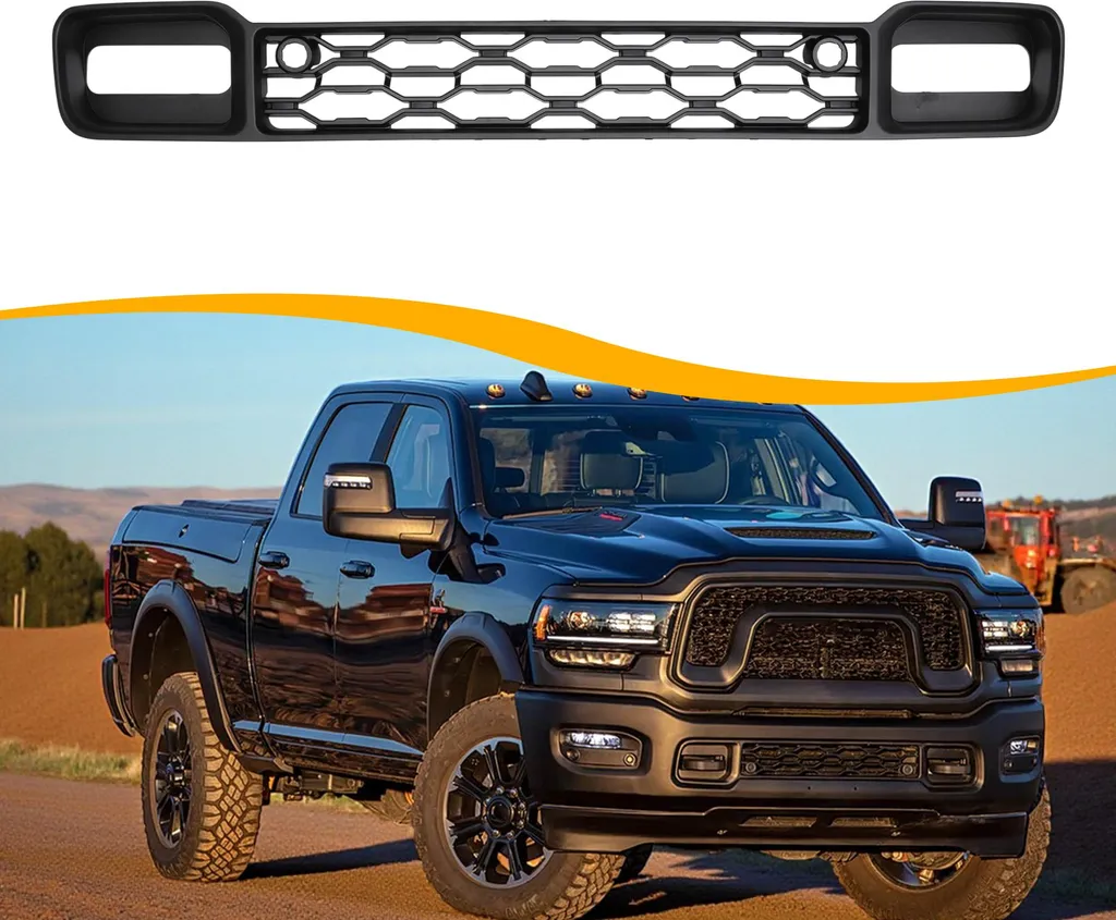 Remplacement Grille Pare-Chocs Dodge Ram 2500 3500 2019-2024 Inférieur
