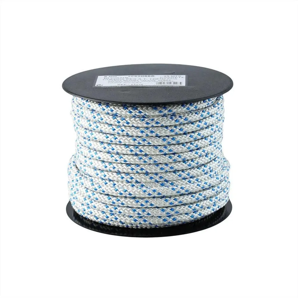 Corde en polyester 8,0 mm idéale pour camping bricolage et jardin 25 m