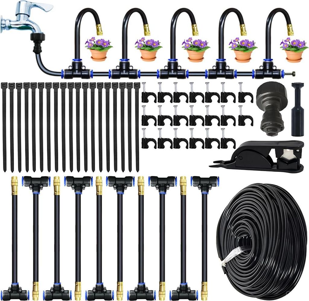 Bewässerungsdüsen-Set 10m mit 20cm Einstellring, 10 Produktbild 