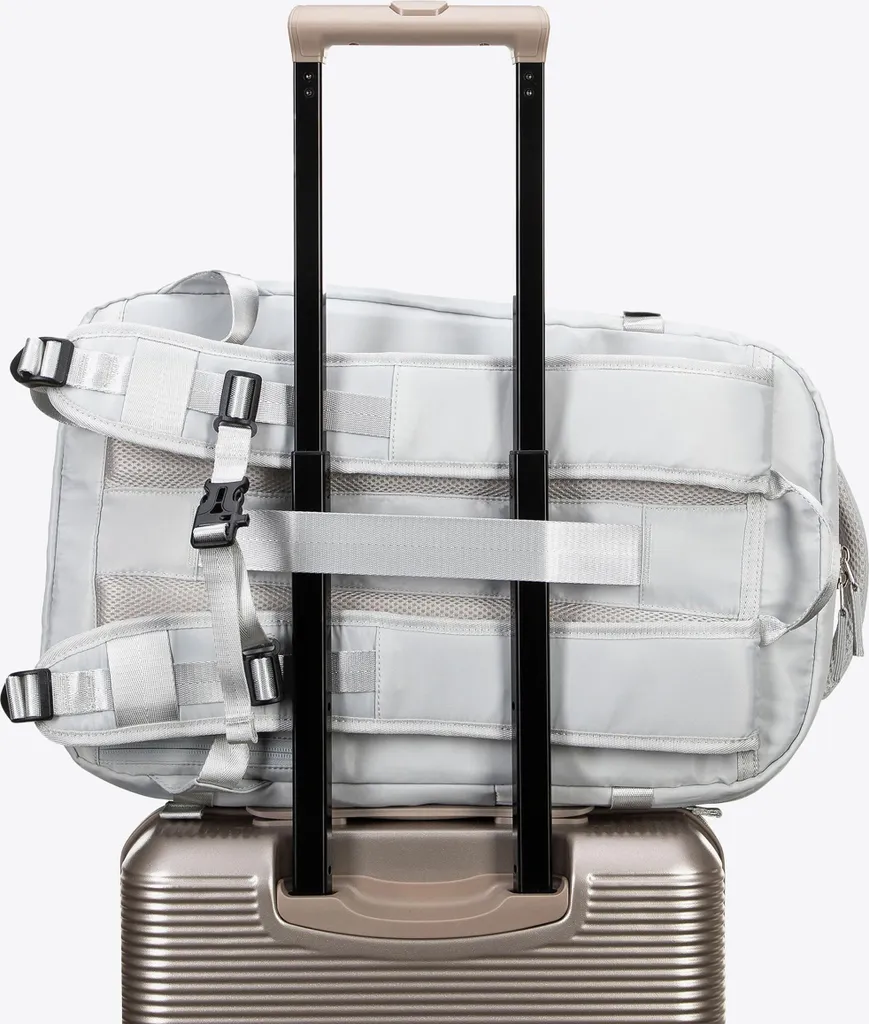 Sac à Dos Avion Multifonctionnel Blanc Crème Polyester Extensible - 15