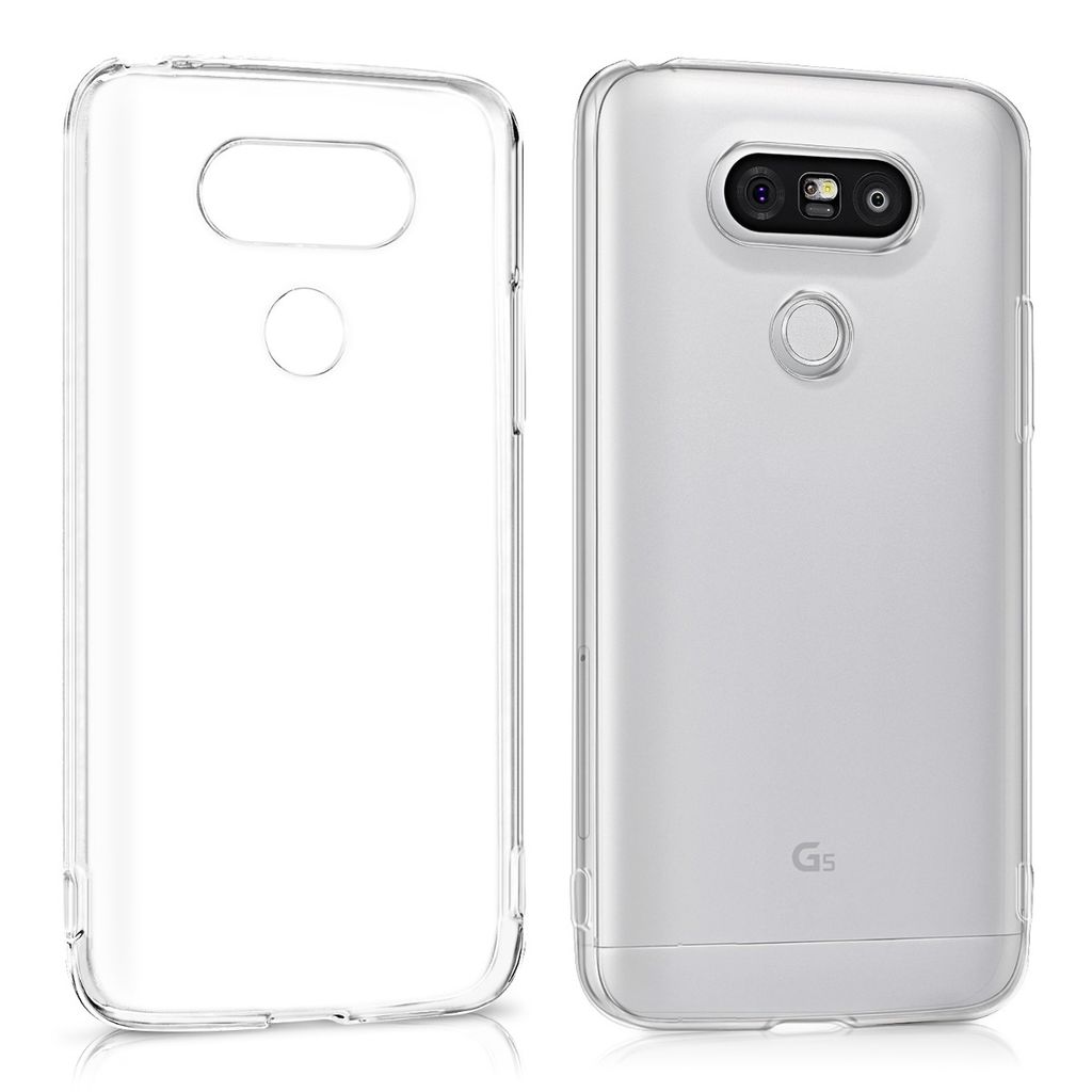 kwmobile Hülle kompatibel mit LG G5 / G5 SE - Silikon Handyhülle transparent - Handy Case in Transparent