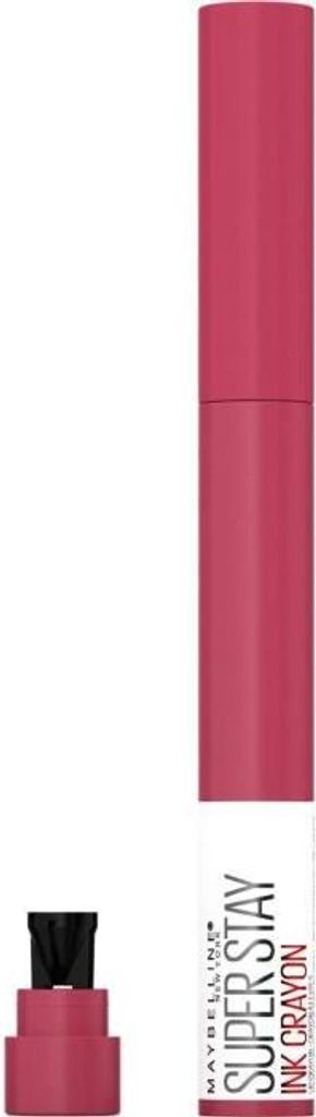 Maybelline New York Superstay Matte Ink Crayon Longlasting Pink Lipstick with Precision Applicator 80 Run The World 22.0ml